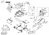 Bosch 3 616 C00 B71 Concorde 32 Lawnmower 230 V / Eu Spare Parts